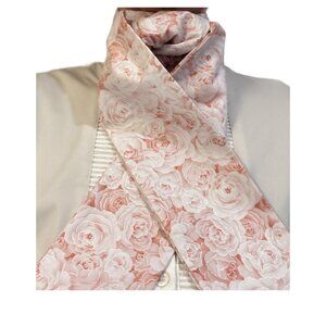 Classic Shaped Equestrian Fox Hunt Stoc Tie Pink Roses Valentine's Day Gift